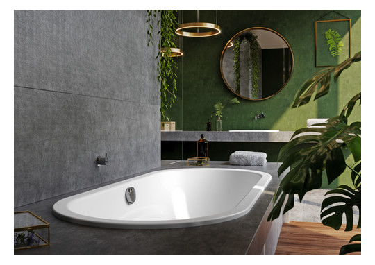 Kaldewei Badewanne CLASSIC DUO oval 113 170x75cm, Vollantislip, bahamabeige