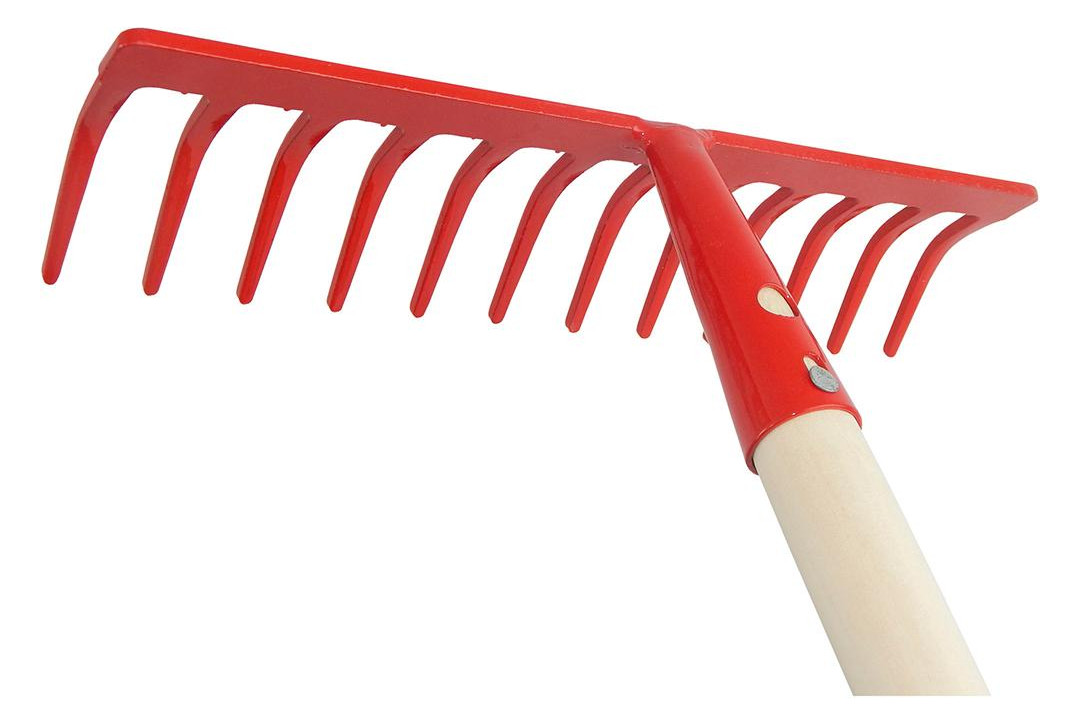 Bild Gartenrechen 12 Zinken mit Stiel - SHW-3