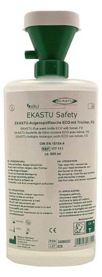 EKASTU-Augenspülflasche ECO mit Trichter - 600ml