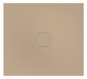 Bette Duschfliese BetteAir 1100 x 1000 mm, greige, Rechteck, glasierter Titan-Stahl