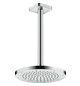hansgrohe Kopfbrause EcoSmart plus Axor Decken- oder Wandmontage, 245mm, 1jet, chrom