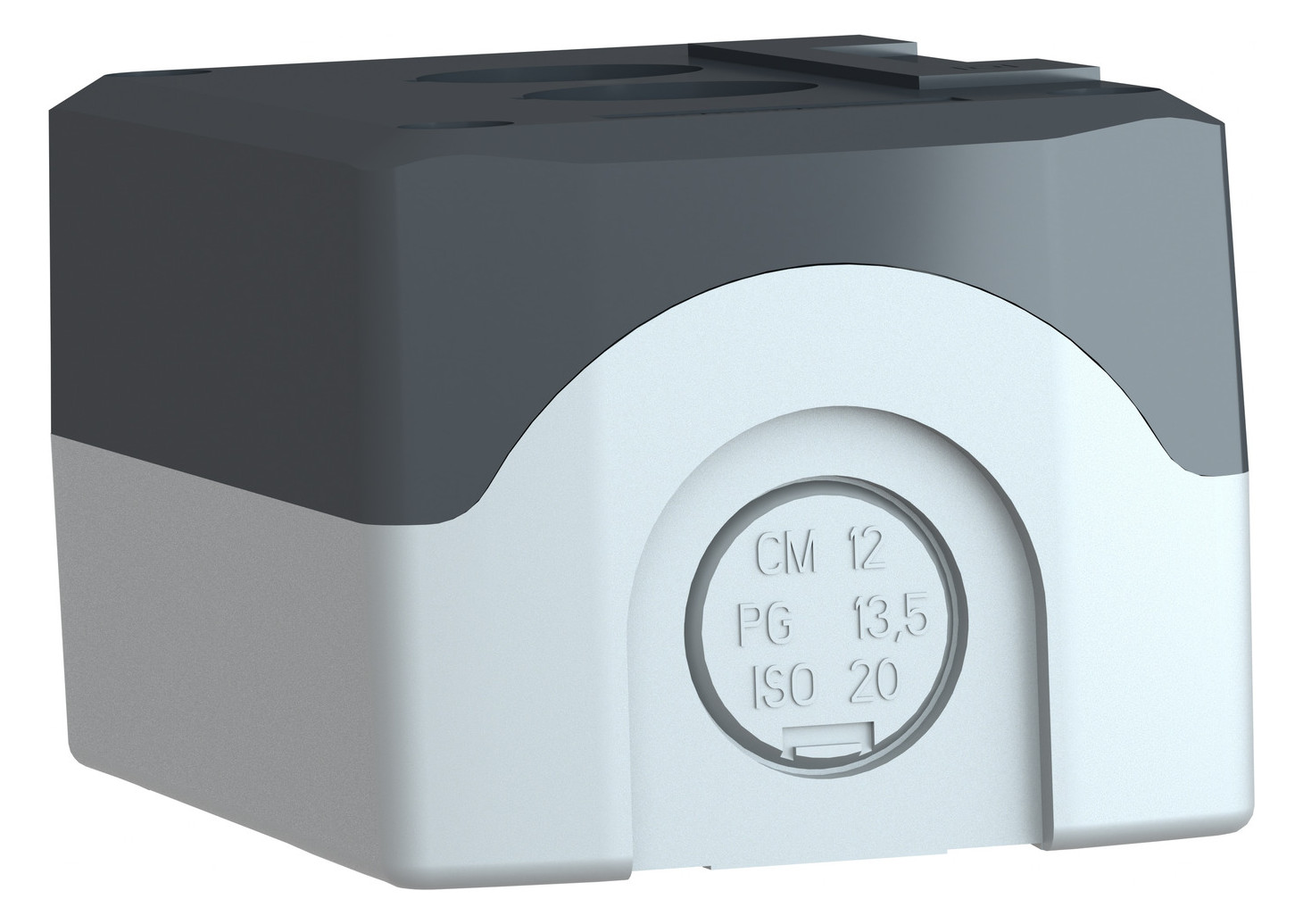 Aufbaugehäuse Kst 2f Ø22,5mm IP54 68x106x53mm