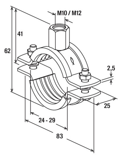 Bild Massivrohrsch FRS M3 /4"" M10/M12 - fischer-3
