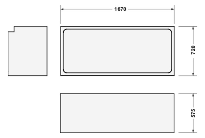 Duravit Wannenträger für Badewanne 700335