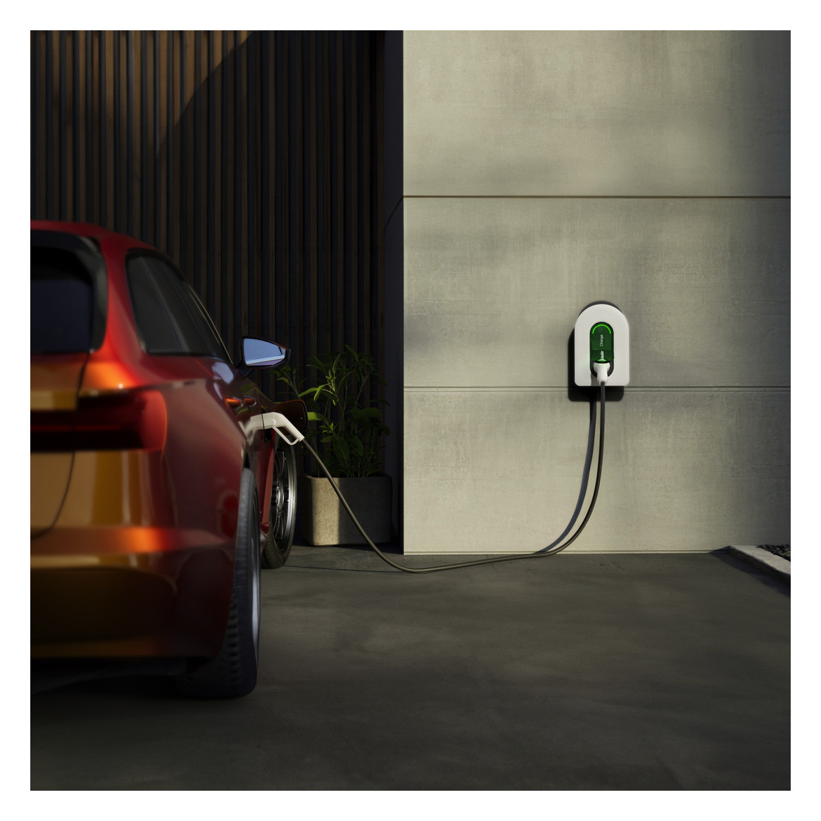 Wallbox 22kVA 3ph 1f 22kW/Ladep IP55 Kst 244x342x117mm Wandmont IK10