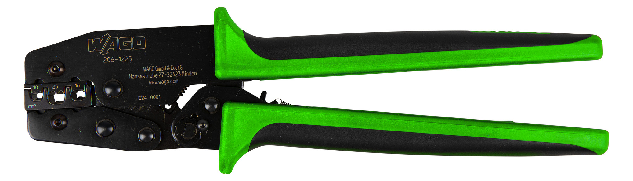 Crimpzange mech 270mm Kabelschuh/Verb 10-25qmm