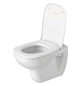 Duravit WC-Sitz D-Code ohne Absenkautomatik Scharniere Edelstahl, weiß