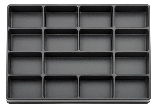 fortis-Werkzeugmodul 3/3 - leer, 15 Fächer