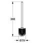 GROHE Ersatzbürste 40206 für Toilettenbürstengarnitur silk metal