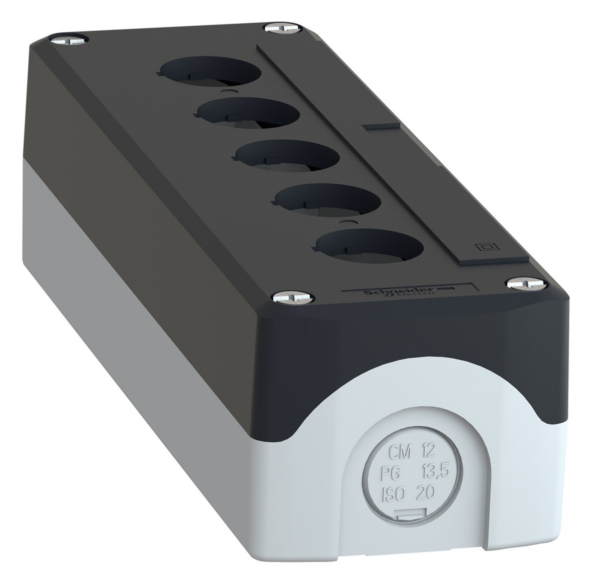 Aufbaugehäuse Kst 5f Ø22,5mm IP54 68x196x53mm