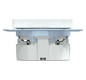 Steckdose 1f akws glz System M UP m.BS IP20 aktivweiß
