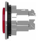 Drucktaster Front 1f rt bel.b Ø30,5mm rnd Geeignet für Beleuchtung IP66