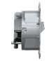 Anschlussdose Cat6 pws 2xRJ45 Kanaleinb Bodentank/Unterflur RAL1013 schräg LSA