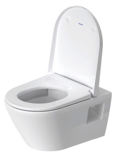 Duravit Wand-Tiefspül-WC-Set D-Neo mit WC-Sitz, Rimless, weiß