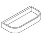 HEWI Ablageschale 477 250x35x115mm, abnehmbar, lichtgrau