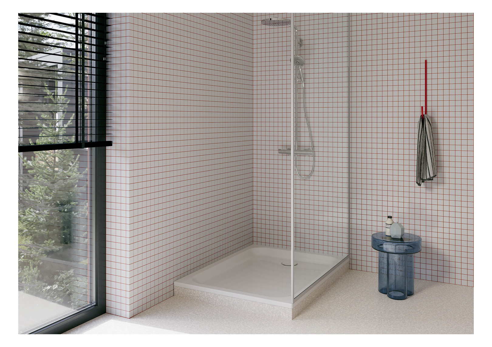 Duschwanne BetteSupra 5880 100x70x6,5cm, starwhite