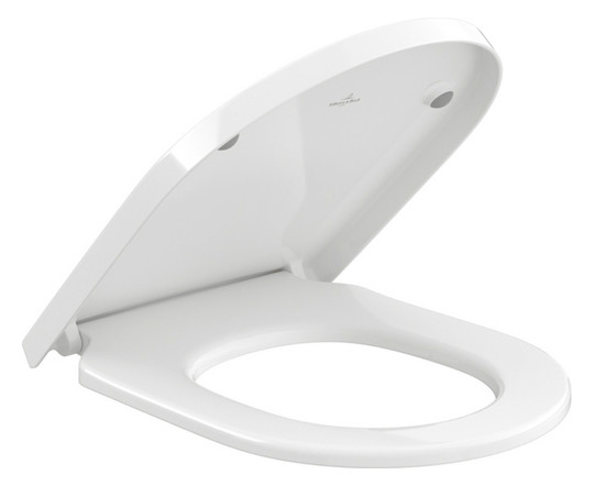 V&B WC-Sitz Subway 3.0 Schaniere aus Edelstahl, mit QuickRelease und Softclosing, weiß