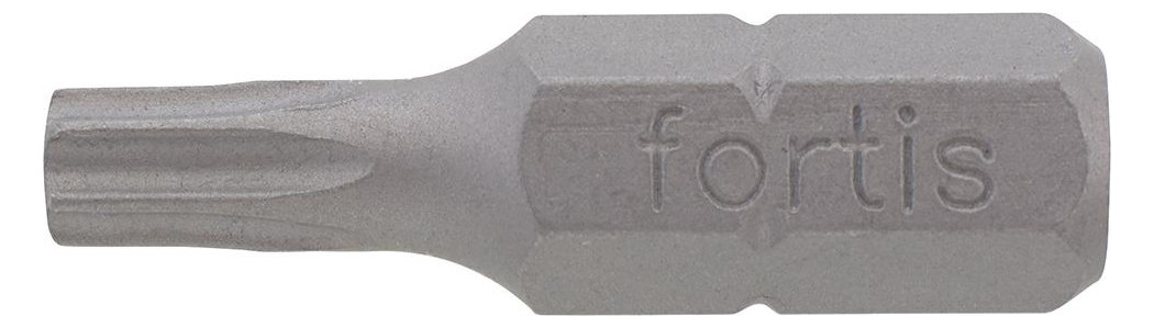 Bild Bit zähhart 1/4"" DIN3126 C6,3 T25x25mm mit Bohrung 10er Pack FORTIS-1