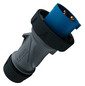 CEE-Stecker 3p 16A IP67 230V/bl Schraubkl Kst Verschraubung