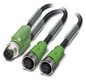 Phoenix    SAC-3P-M12Y/2X0,3-PUR/M12FS B 