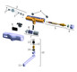 HANSA Infrarot-Waschtisch-Wand-Armatur HANSAELECTRA Batteriebetrieb, Ausladung 150mm, chrom