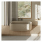 Badewanne BetteLux Oval Silouette-3465 violett, 170x75x45cm, freistehend