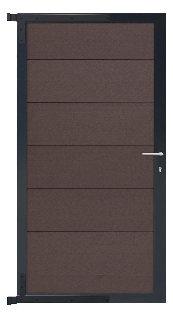 Bild TJÖRN-Tor-Komplettset 90 x 173 cm, mokka /anthrazit - n.a.-0