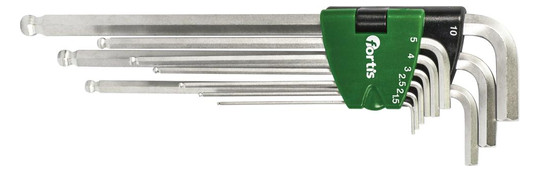 fortis-Kugelkopf-Satz im Handhalter, lang - 9-teilig,...