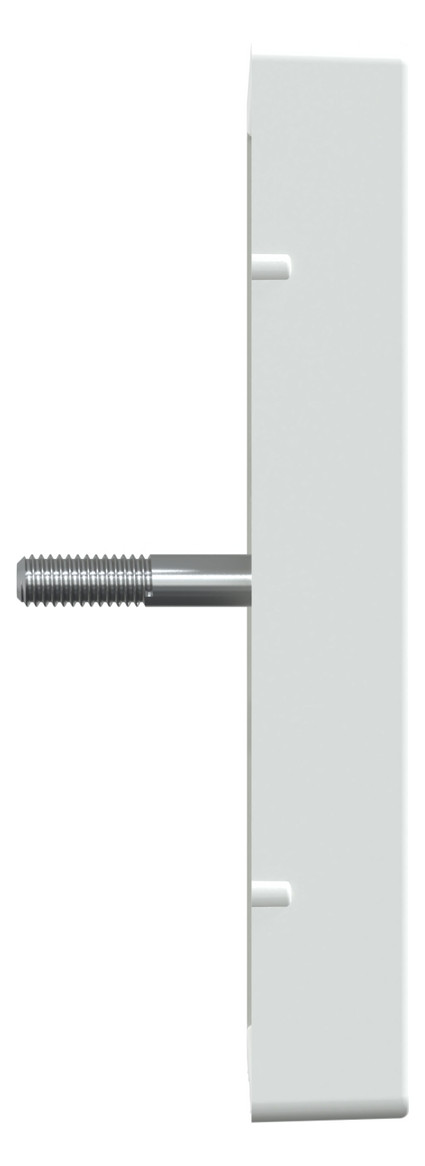 Zentralplatte Ant.dose 2f System M akws Schraubbef aktivweiß