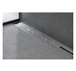 hansgrohe RainDrain Flex Duschrinne 1600 mm, Edelstahl optic, Fertigset, kürzbar, zur Wandmontage