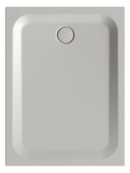 Duschwanne BetteUltra 1260 120x90x3,5cm, Antirutsch/Pro, Mini-Wannenträger, silver