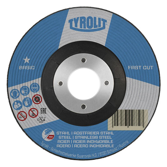TYROLIT-Schruppscheibe BASIC* FASTCUT - 125x6,0mm