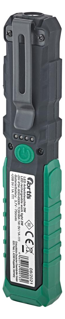 Bild LED Akku-Handleuchte 2 Watt FORTIS-2
