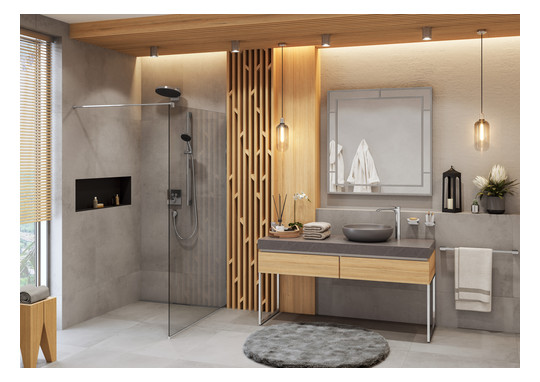 hansgrohe Fertigmontageset ShowerSelect UP-Thermostat, 2 Verbraucher, chrom