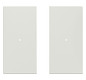 Wippe_2t Schalt/Dimm System M polws glz Kontrollfenster/Lichtauslass