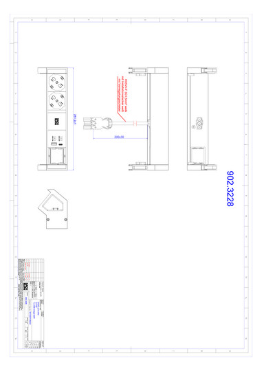 Bachmann DESK2 white 2xP40      902.3228 