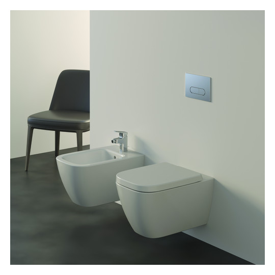 Ideal-Standard Wand-Tiefspül-WC i.life B 35,5x54x33,5cm, ohne Spülrand, weiß