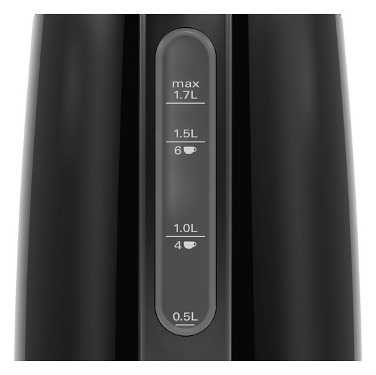 Wasserkocher 1,7l Edst DesignLine 2400W sw Anzeige:außen m.Sieb