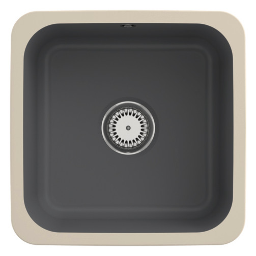 V&B Unterbauspüle Cisterna 50 Ablaufgarnitur, mit Handbetätigung, stone CeramicPlus