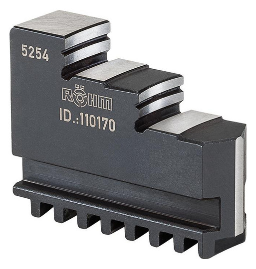 RÖHM-Drehbacken DB, gehärtet, 3-teilig - 80 mm