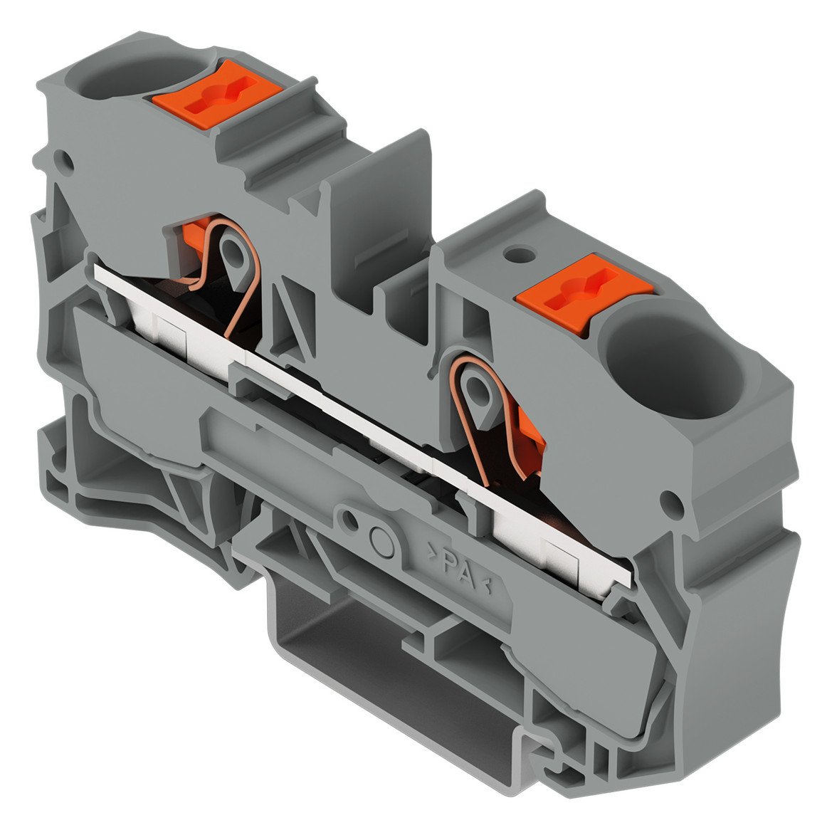 Reihenklemme 0,5-16qmm 1Etage 2kl gr 57A TS35 Hutschiene TH35