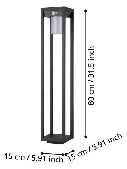EGLO LED-Solar Sockelleuchte      900805 