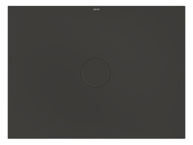 Bette Duschfliese PLUS BetteAir 1200 x 900 mm, anthracite, Rechteck, glasierter Titan-Stahl, mit Minimum-Täger