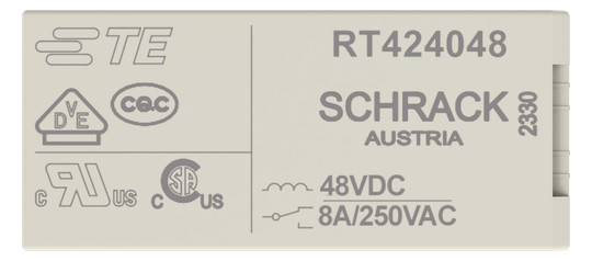 Schaltrelais Serie 788 2W IP40 LP 12,7x15,7x29mm