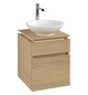 V&B Waschtischunterschrank Legato 45x55x50cm, Waschtisch mittig, Nordic Oak