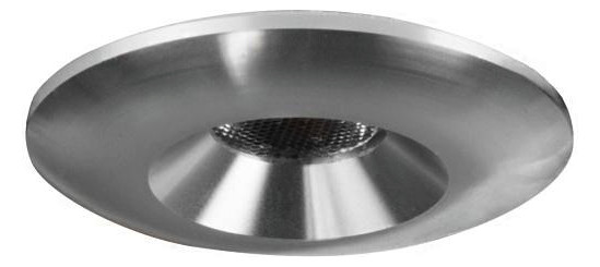 LED-Lichtpunkt 1,2W 3000K 70lm alu Konv IP44 Ø32,5x4mm