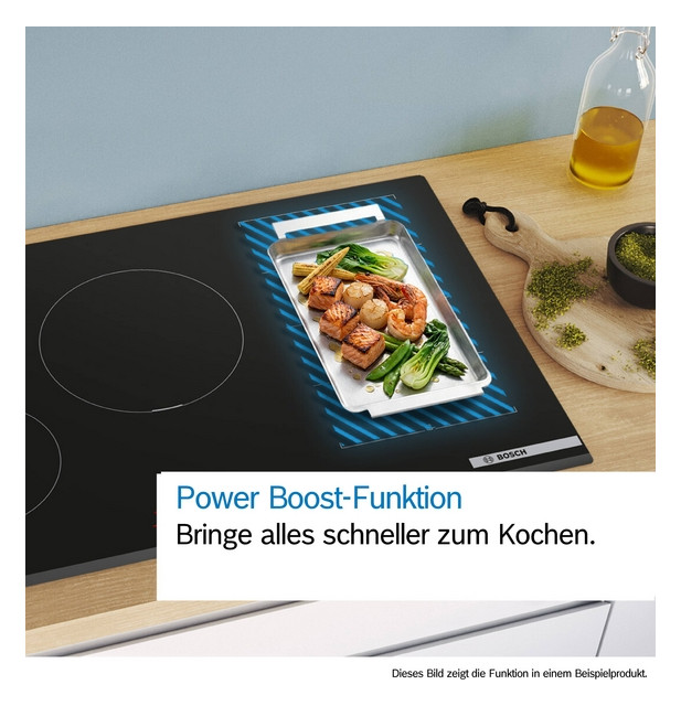 Glaskeramikfeld autark Alu Zweikreisz 306x527mm