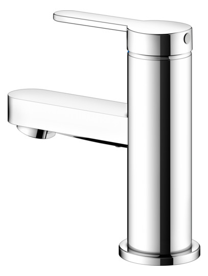 KEUCO Waschtisch-Einhebelmischer 60 IXMO Flat Ausladung 89mm, ohne Ablaufgarnitur, verchromt