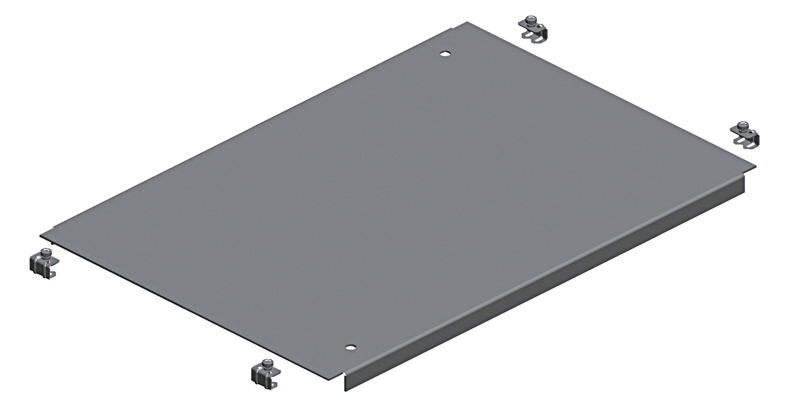 Bodenblech B800x T500mm Metall