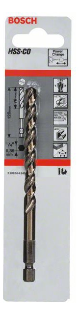 Zentrierbohrer Ø7,15x120m